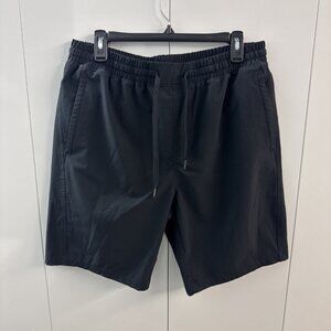 Right of Way Max Woven Shorts Mens Large Black 9” Performance Stretch Casual